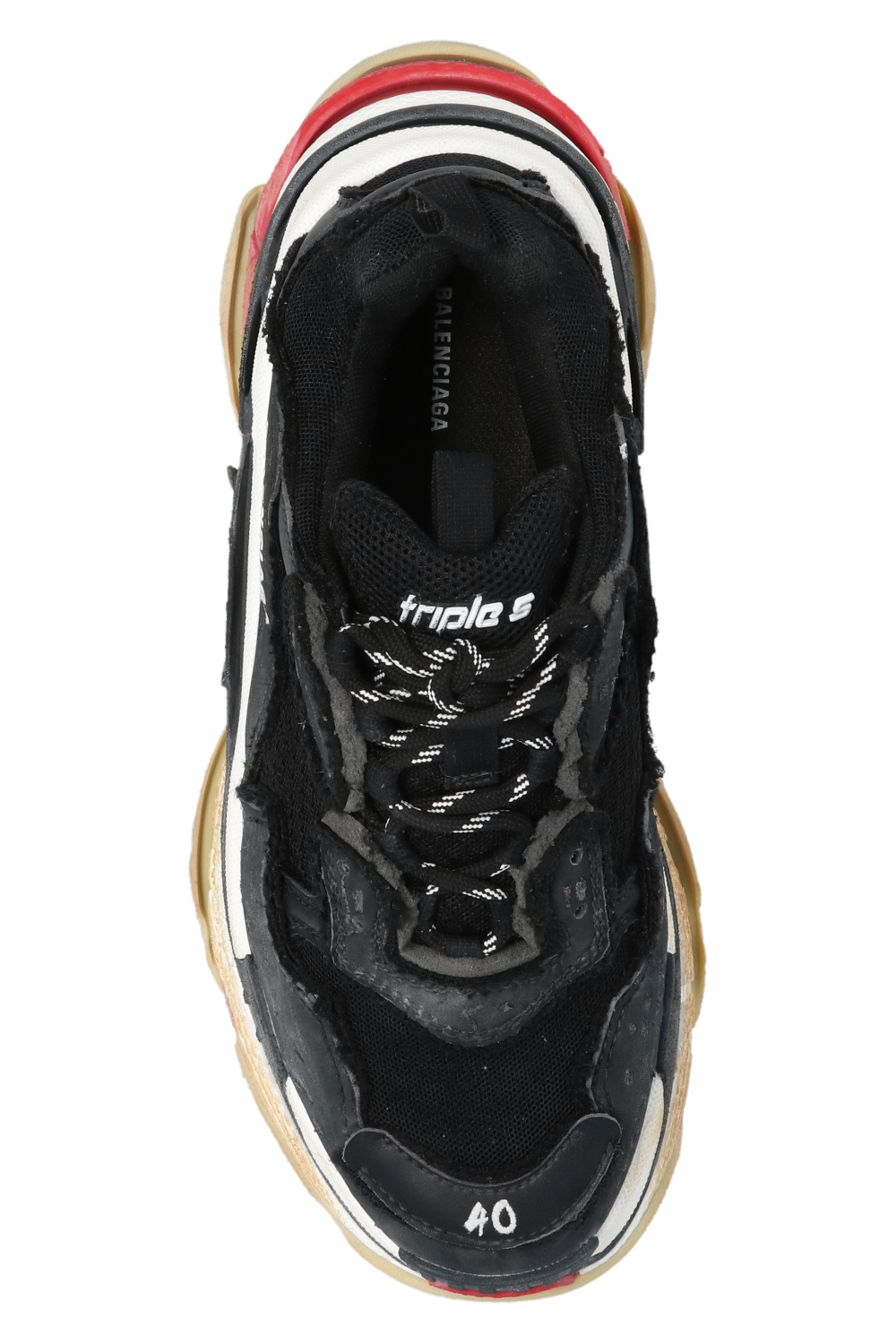 Balenciaga triple s top view sale